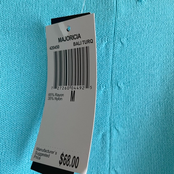 Grace Dane Lewis Turquoise Skirt size M NWT - Picture 3 of 5